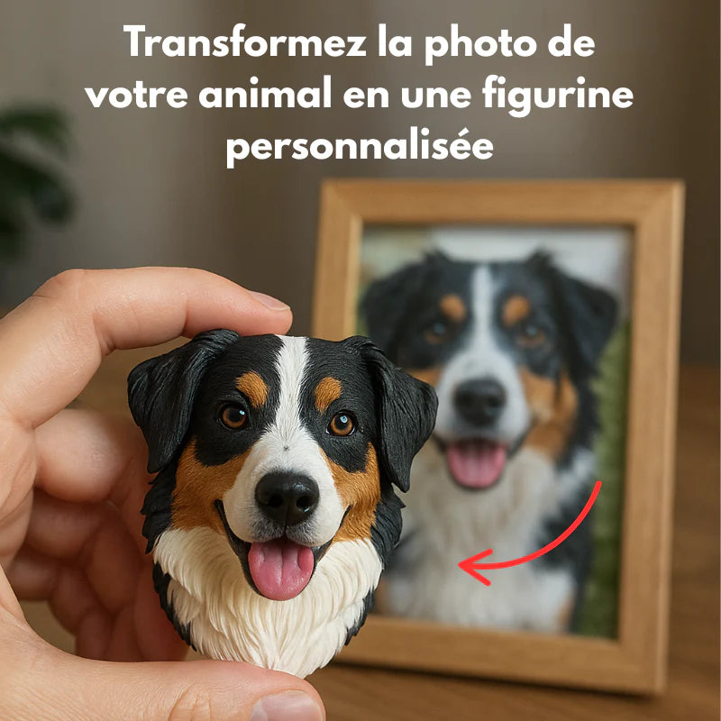 Figurine Animale 3D Magnétique Personnalisée