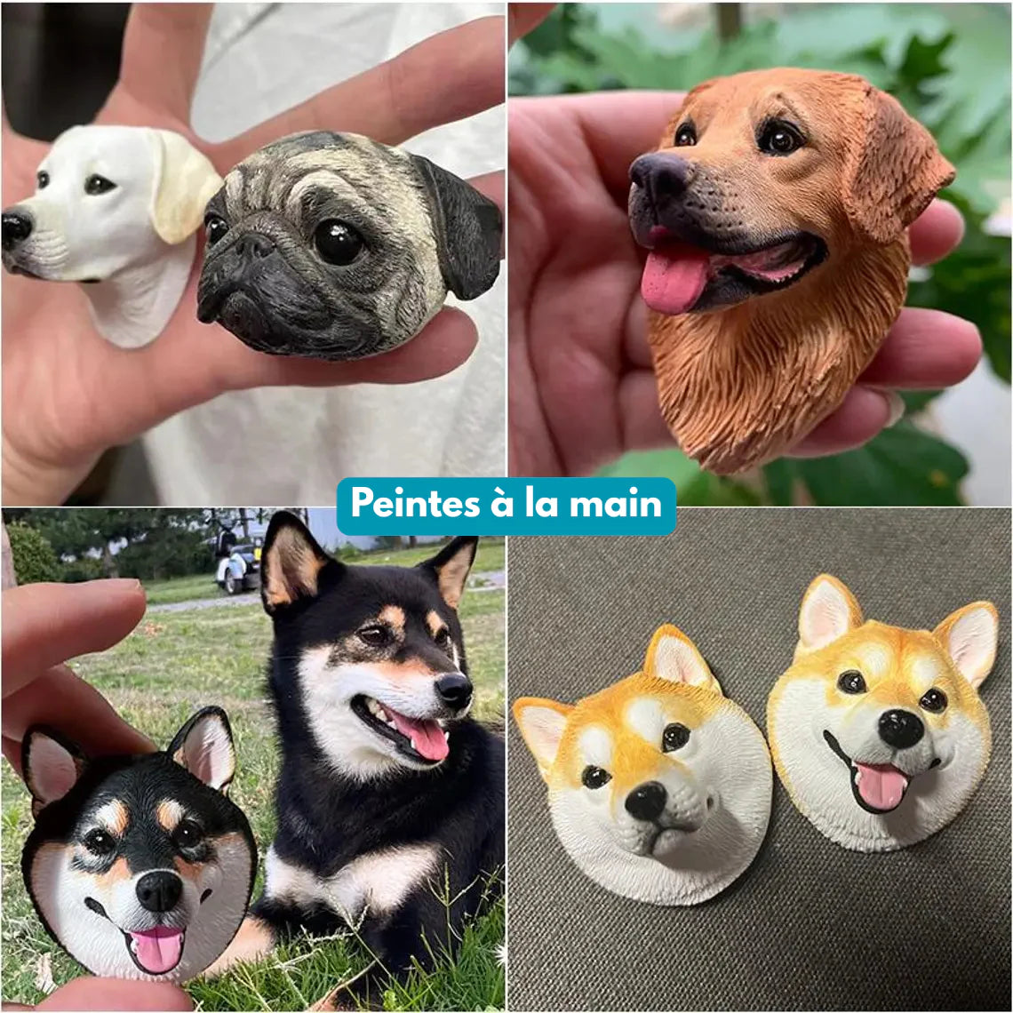Figurine Animale 3D Magnétique Personnalisée